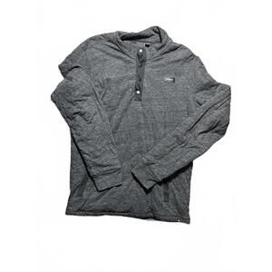 Hurley Buckle Exclusive Snap Neck Henley Pullover Men’sLarge